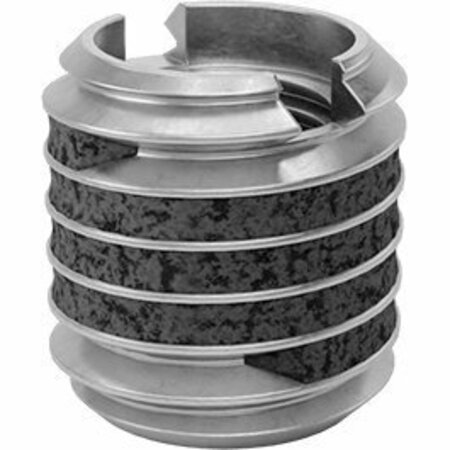 BSC PREFERRED 18-8 Stainless Steel Easy-to-Install Thread-Locking Insert with Thick Wall 7/16-20 Thread Size 90247A025